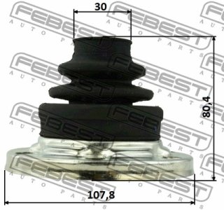 OSŁONA PRZEGUBU WEW. DB G-KLASA 30X80,4X107,8