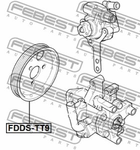 KOŁO PASOWE POMPY WSPOMAGANIA FORD TRANSIT 06-