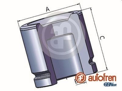Tłoczek do zacisku ATE 44MM AUTOFREN SEINSA D025390 P443701 