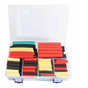 Rurki termokurczliwe TECHMAN A-TC530 z klejem – 328 szt.