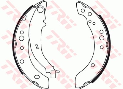Szczęki hamulcowe TRW GS8769 MN186120