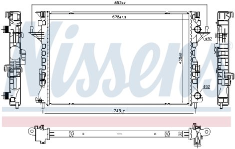 CHŁODNICA SILNIKA RENAULT