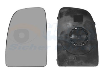 WKŁAD LUSTERKA VAN WEZEL 1651834 8151LH FIAT PEUGEOT
