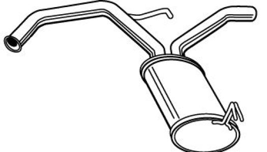 Tłumik końcowy WALKER 23092-52 1726XZ