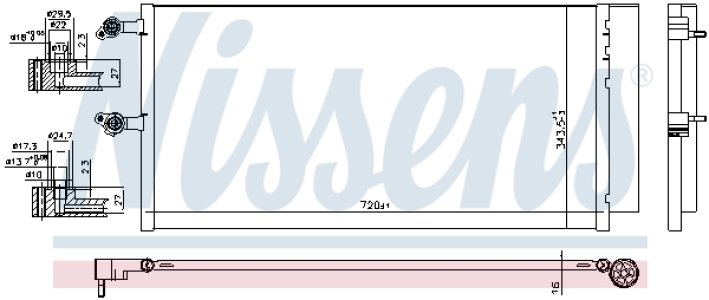 CHŁODNICA KLIMATYZACJI VOLVO