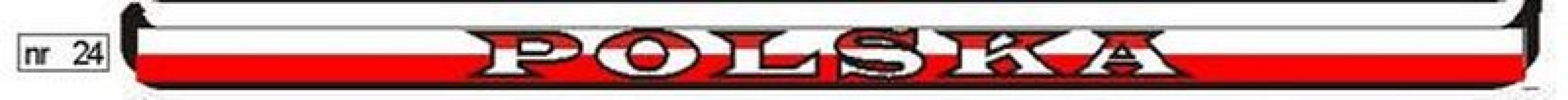 RAMKA-POLSKA-KOLOR BIAŁO CZERWONY