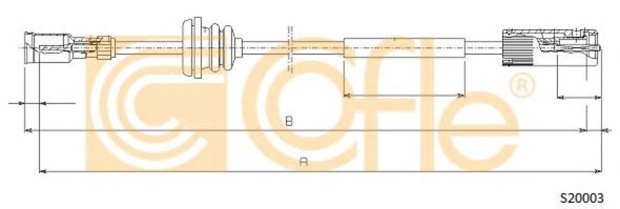 Linka prędkościomierza COFLE S20003 1268091