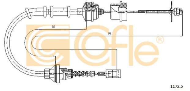 Linka sprzęgła COFLE 1172.5 1322174080