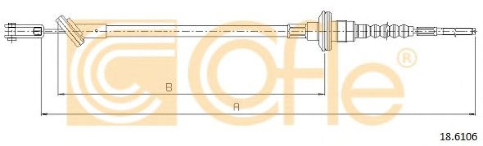 Linka sprzęgła COFLE 18.6106 2371050GB01