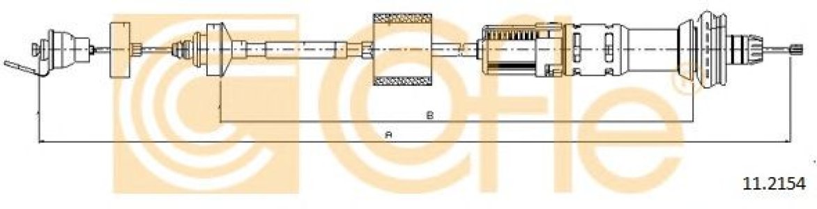 Linka sprzęgła COFLE 11.2154 2150AS