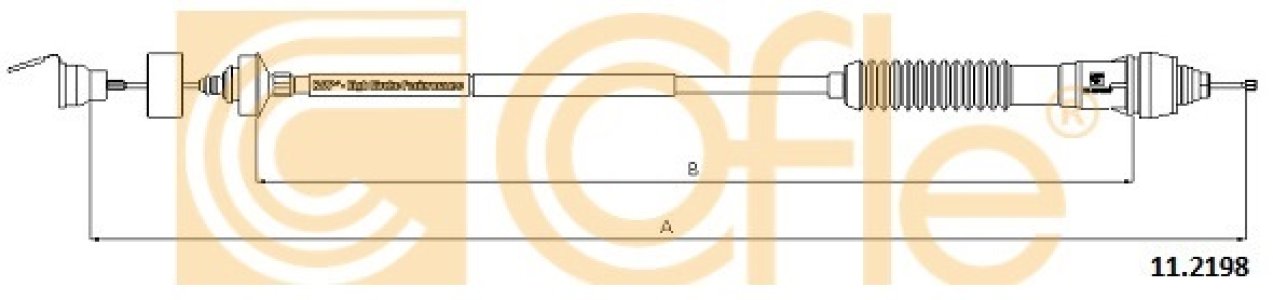 Linka sprzęgła COFLE 11.2198 2150CF