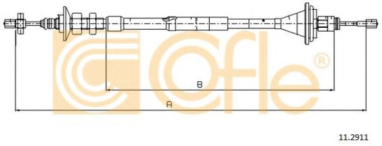 Linka sprzęgła COFLE 11.2911 6025103091