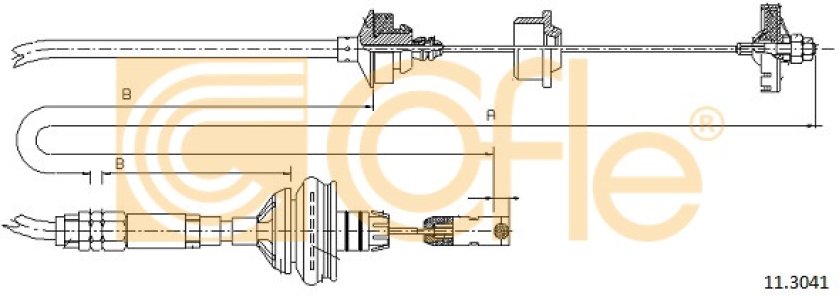 Linka sprzęgła COFLE 11.3041 2150X3