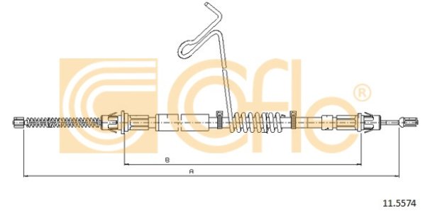 Linka hamulca COFLE 11.5574 4077635