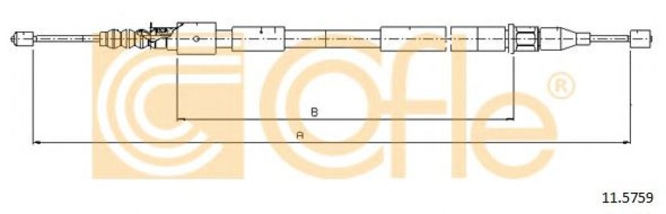 Linka hamulca COFLE 11.5759 24443834