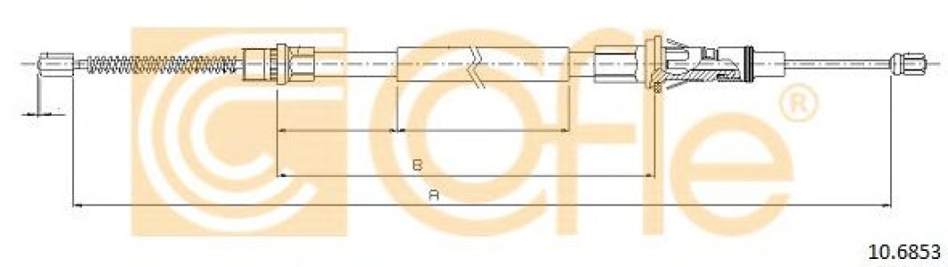 Linka hamulca COFLE 10.6853 7700311217