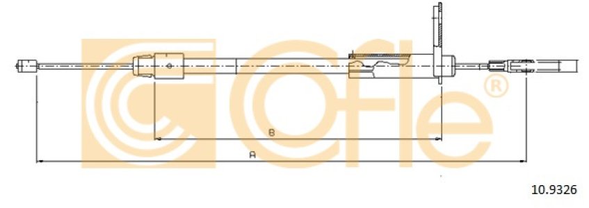 Linka hamulca COFLE 10.9326 1684201985