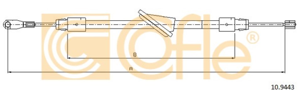 Linka hamulca COFLE 10.9443 2104201885