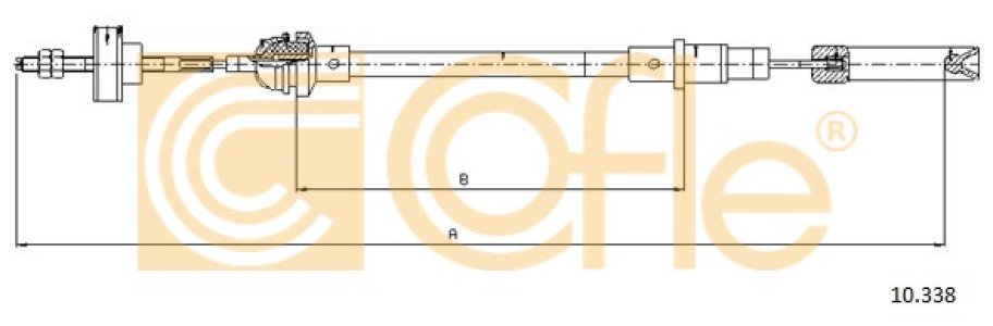 Linka sprzęgła COFLE 10.338 191721335J