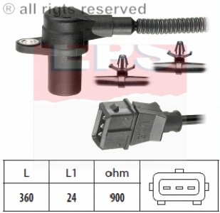 Czujnik obrotów wału korbowego FACET 1.953.559 396004X300