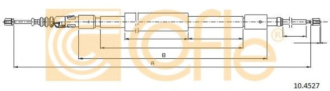 Linka hamulca COFLE 10.4527 474654