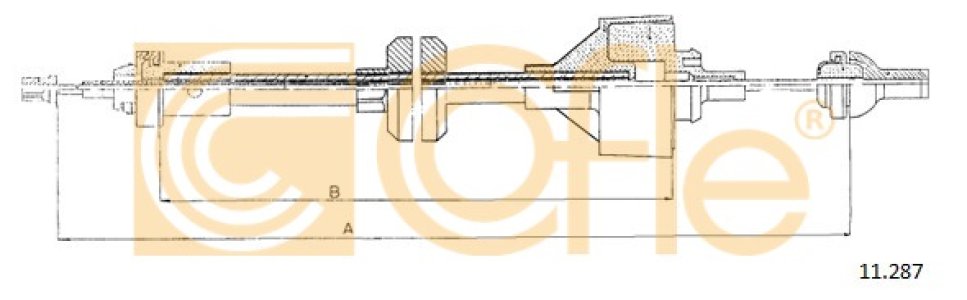 Linka sprzęgła COFLE 11.287 