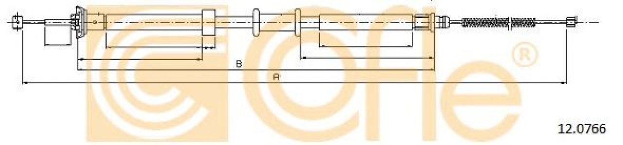 Linka hamulca COFLE 12.0766 51900391