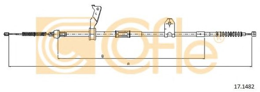 Linka hamulca COFLE 17.1482 4643020680