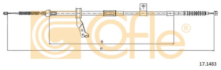 Linka hamulca COFLE 17.1483 4642020570