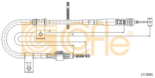 Linka hamulca COFLE 17.5041 5441081A01