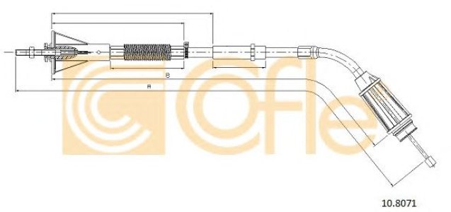Linka hamulca COFLE 10.8071 30727364