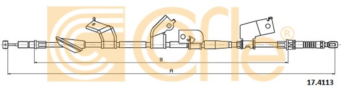 Linka hamulca COFLE 17.4113 47560S5SE13