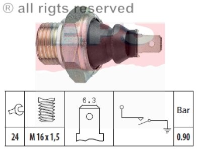 Czujnik ciśnienia oleju FACET 1.800.140 047919081A