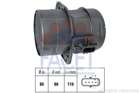 Przepływomierz powietrza FACET 1.991.446 03L906461A