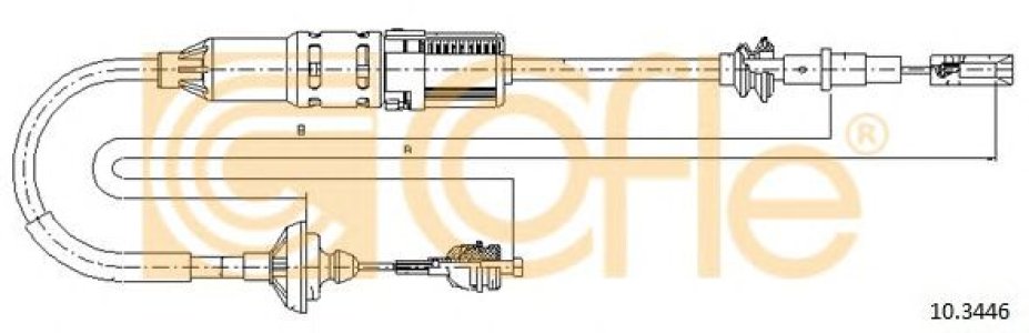 Linka sprzęgła COFLE 10.3446 6K1721335L