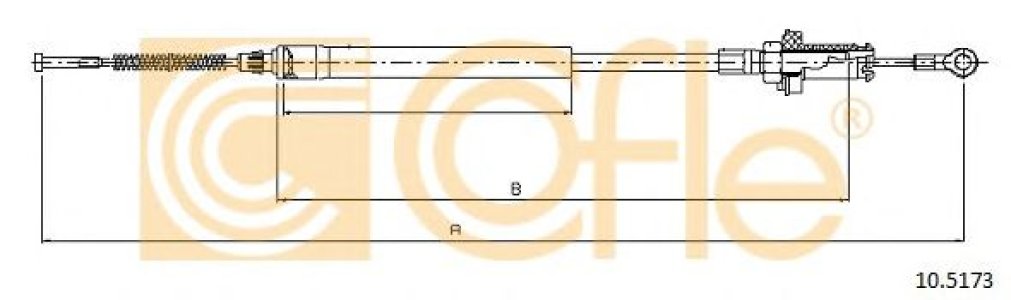 Linka hamulca COFLE 10.5173 SPB000150