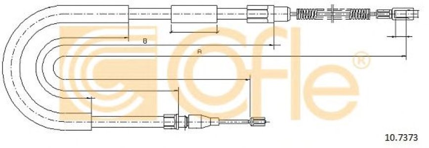 Linka hamulca COFLE 10.7373 251609701E