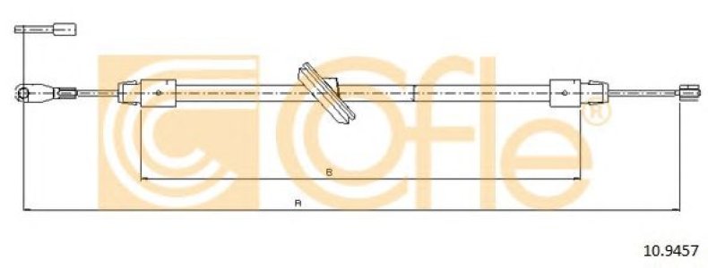 Linka hamulca COFLE 10.9457 2204200985