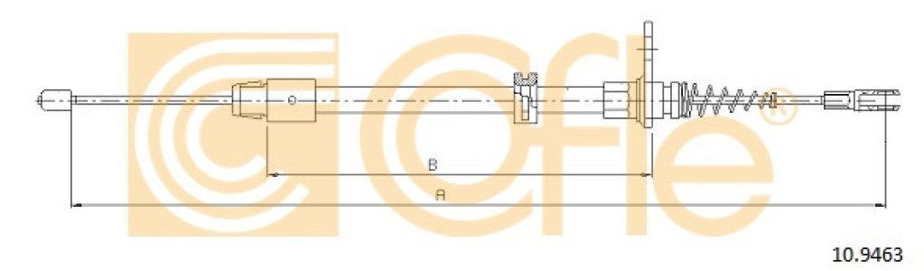 Linka hamulca COFLE 10.9463 2044200985