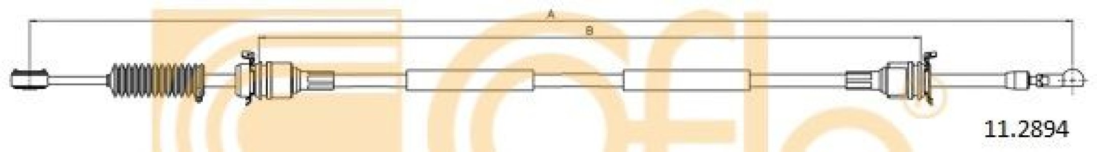 Linka zmiany biegów COFLE 11.2894 6025306288