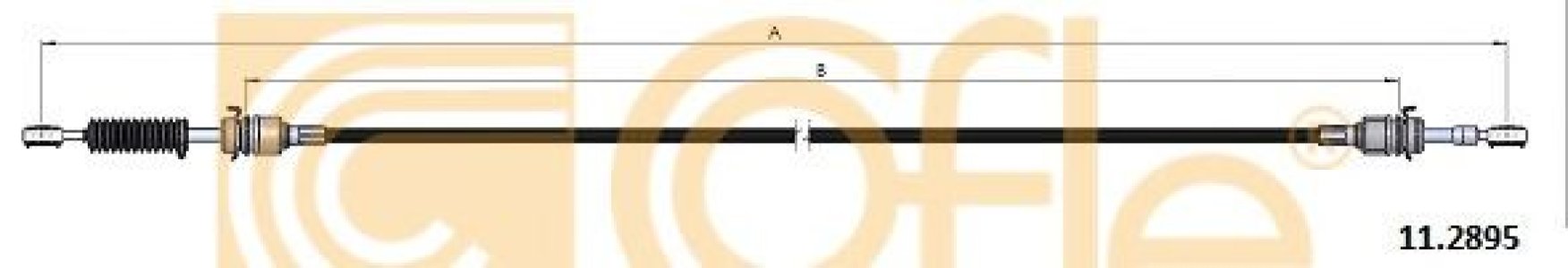 Linka zmiany biegów COFLE 11.2895 6025306287