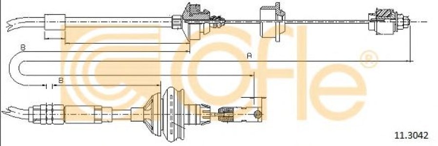 Linka sprzęgła COFLE 11.3042 2150X4