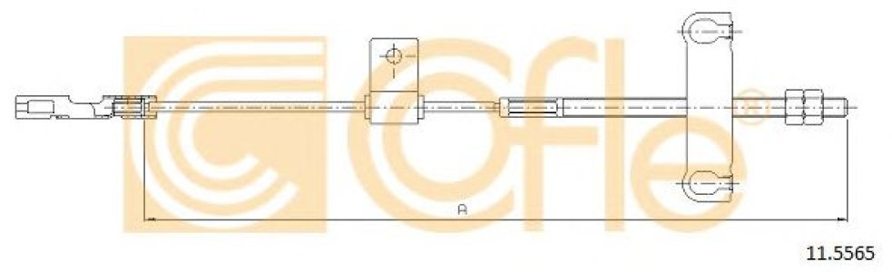 Linka hamulca COFLE 11.5565 4044011