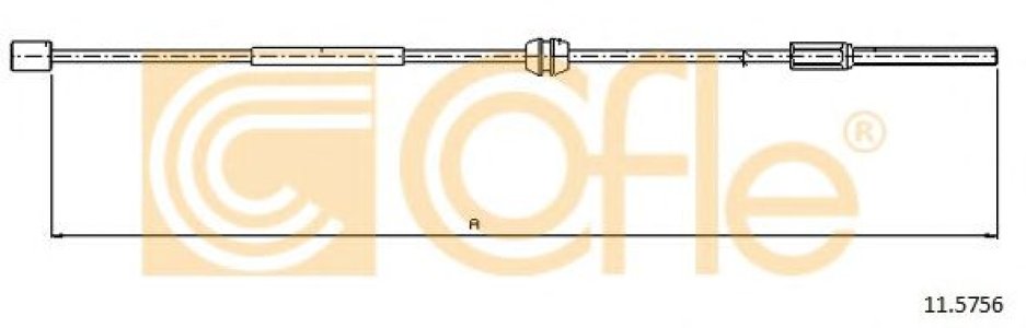 Linka hamulca COFLE 11.5756 522445