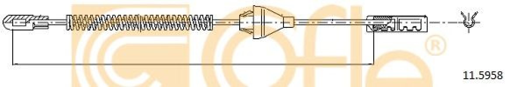 Linka hamulca COFLE 11.5958 522041