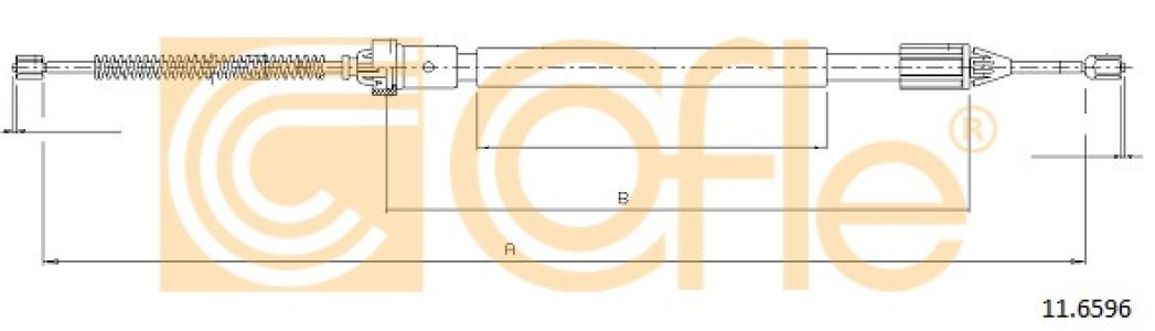 Linka hamulca COFLE 11.6596 8200087981