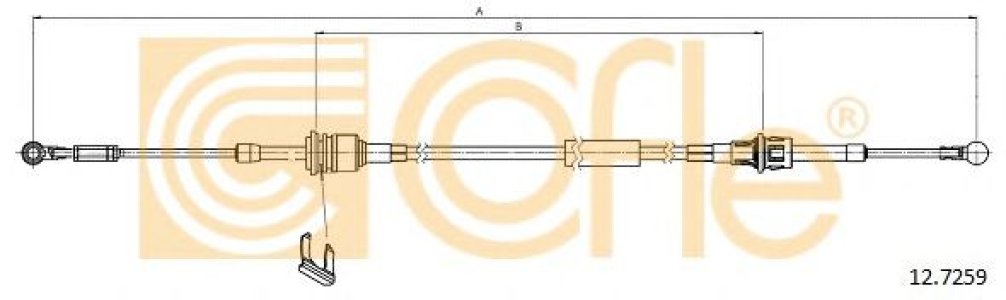 Linka zmiany biegów COFLE 12.7259 55199873