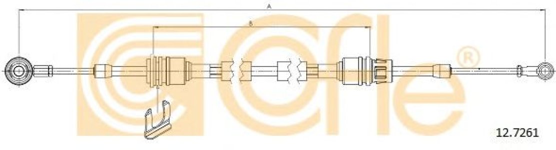Linka zmiany biegów COFLE 12.7261 55199397
