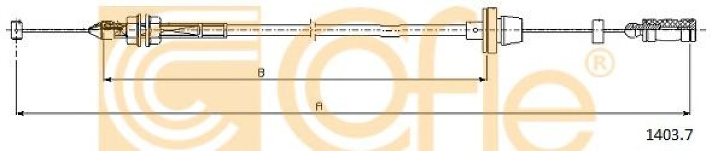 Linka gazu COFLE 1403.7 7749741