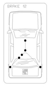 Linka hamulca COFLE 17.0366 36531VK000